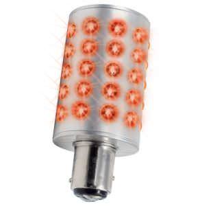 BAY15D LED REPLACEMENT BULBS - RED (click for enlarged image)
