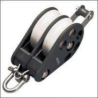 05221 Barton Double block, reverse shackle/becket, size 5